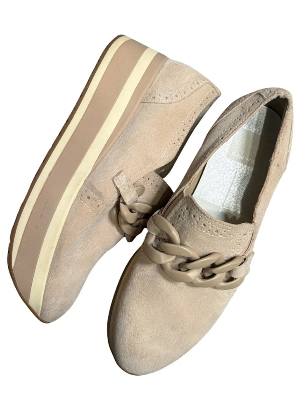Dolce Vita Jhenee Platform Chain Loafers – Size 8